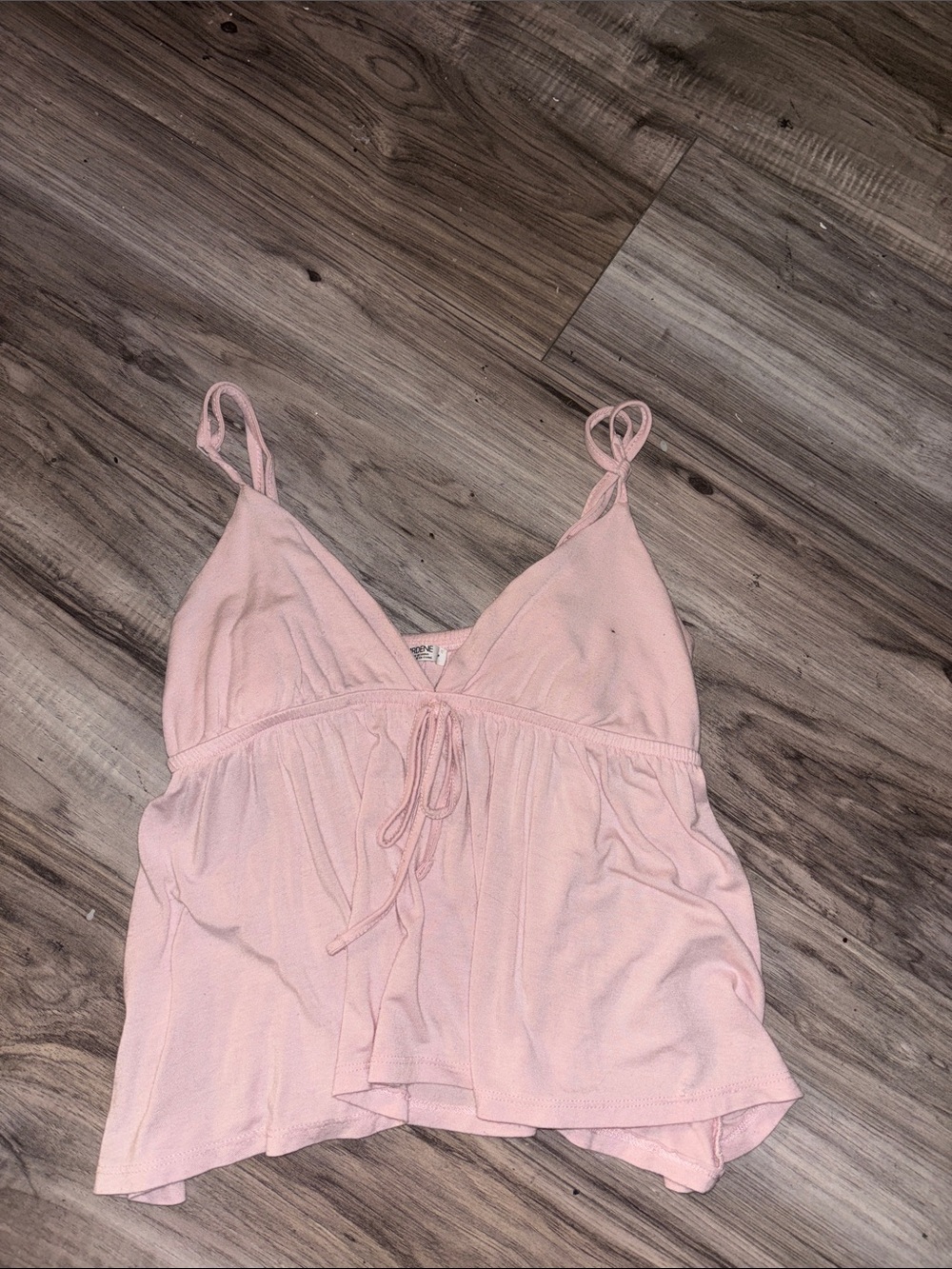 Ardene Pink Tie-Front Cami Top